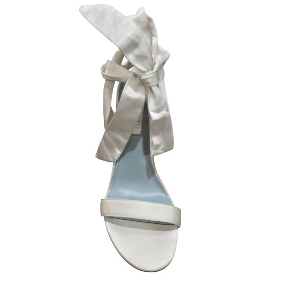 Nine West Women's Kelsie Ankle Wrap Sculpted Heel Sandals Size 6 - Picture 7 of 9